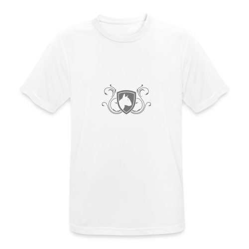 Bullterrier Wappen 1c - Männer T-Shirt atmungsaktiv