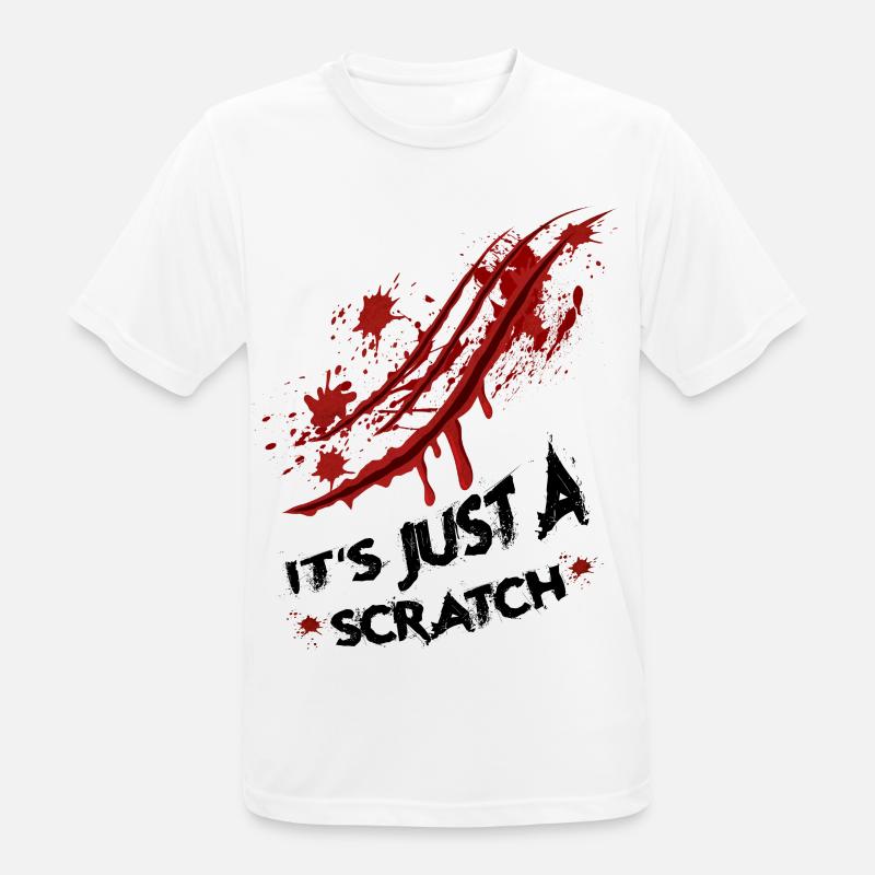 Just a scratch - Men's Breathable T-Shirt - white
