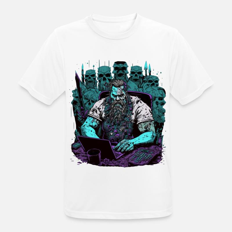 Admin Wiking programs computers - Men's Breathable T-Shirt - white