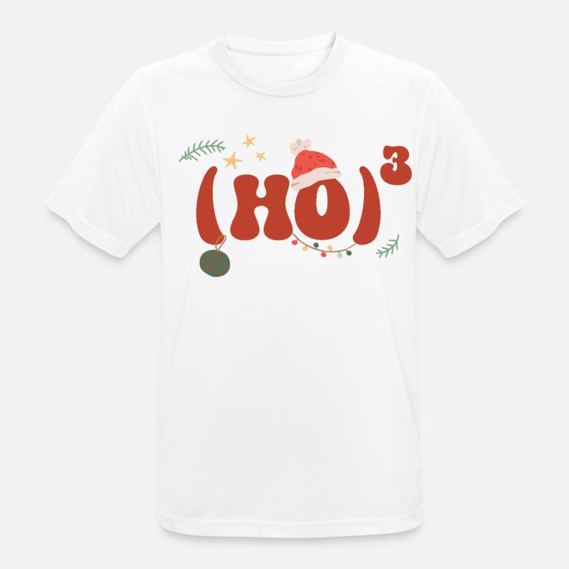 Christmas Math Hohoho Math Formula Math - Men's Breathable T-Shirt - white