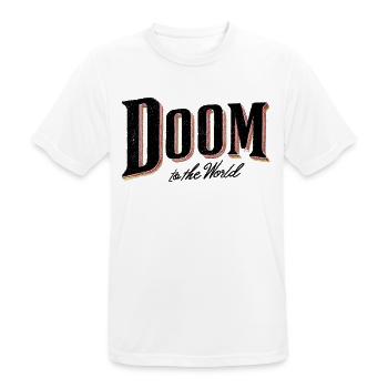 Le destin au monde - T-shirt respirant Homme - blanc - Devant - AI Model Male 185 dark (185cm)