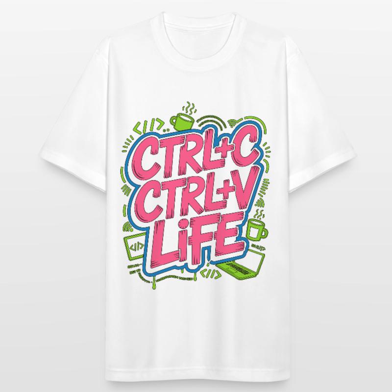 Remote Developer Ctrl+C Ctrl+V Life Web Developer Men's Breathable T-Shirt