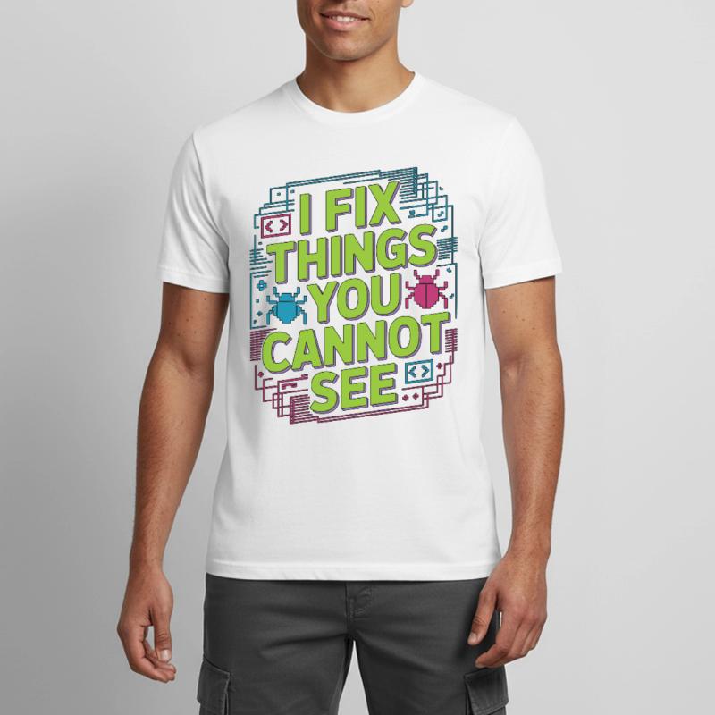 Game Developer I Fix Things Software Developer Männer T-Shirt atmungsaktiv