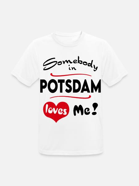 Potsdam Stadt Urban T-Shirt City Heimatliebe Town - Männer T-Shirt atmungsaktiv - Weiß