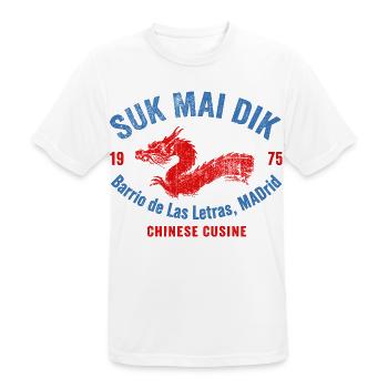 Chinese Cusine (jep cuisine) - Männer T-Shirt atmungsaktiv - Weiß - Vorne - AI Model Male 185 dark (185cm)