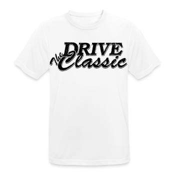 Drive The Classic - Männer T-Shirt atmungsaktiv - Weiß - Vorne - AI Model Male 185 dark (185cm)