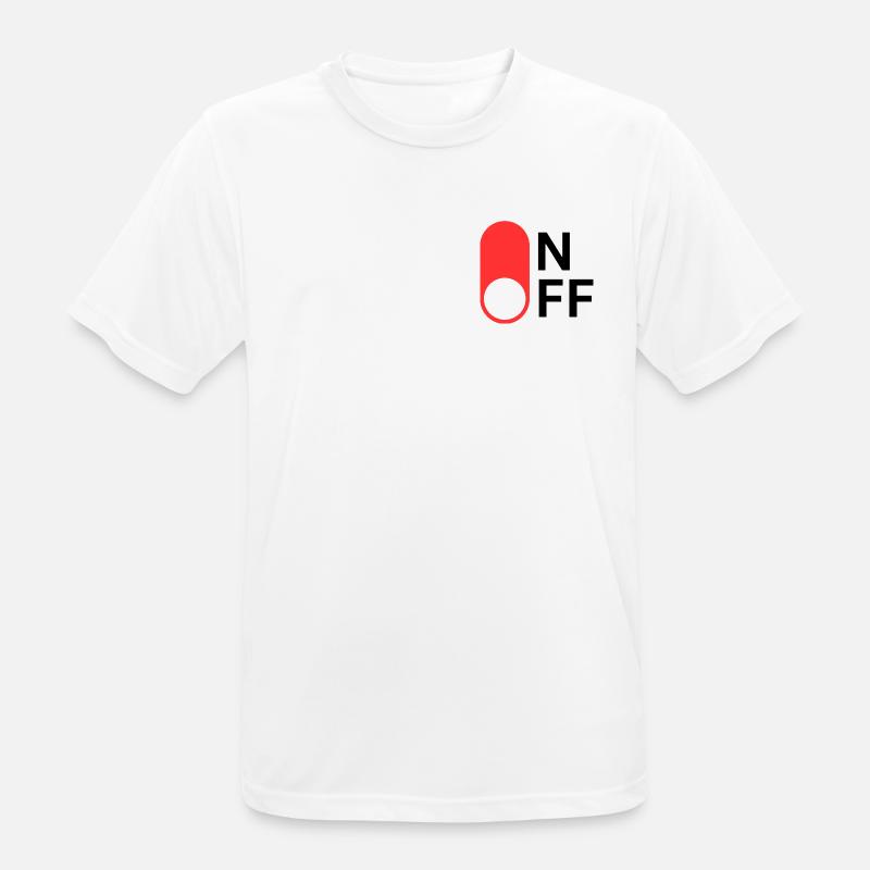 ON/OFF mode - Men's Breathable T-Shirt - white