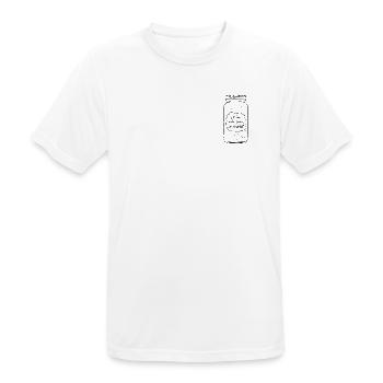 Ich bin nicht sauer, nur eingelegt. - Männer T-Shirt atmungsaktiv - Weiß - Vorne - AI Model Male 185 dark (185cm)