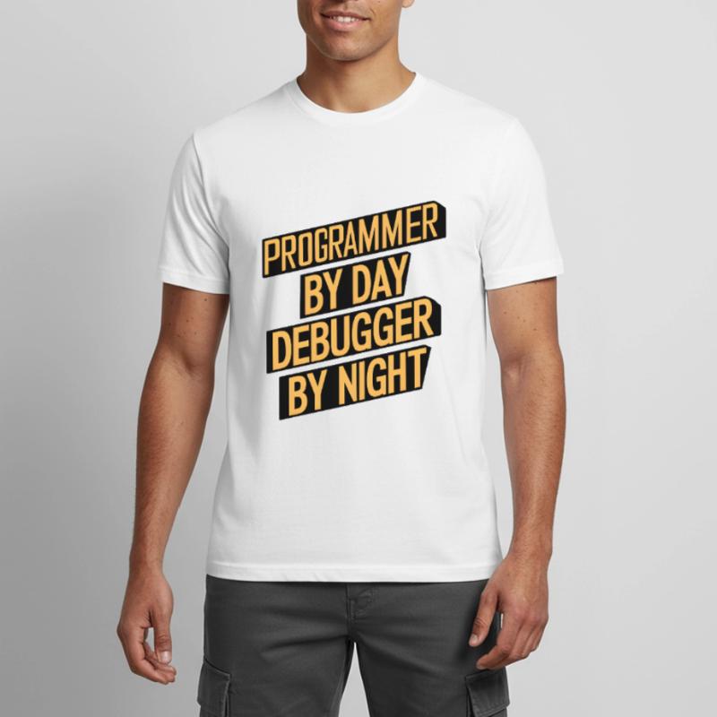 Programmer by Day, Debugger by Night Men's Breathable T-Shirt