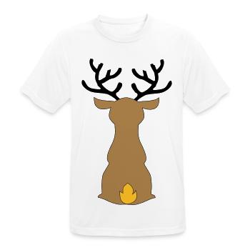 Noël - T-shirt respirant Homme - blanc - Devant - AI Model Male 185 dark (185cm)