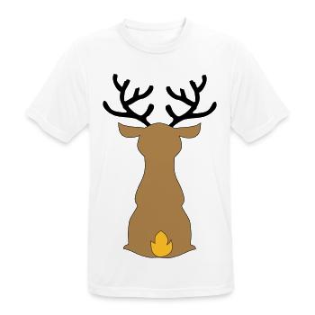 Funny gifts for Christmas - Men's Breathable T-Shirt - white - Front - AI Model Male 185 dark (185cm)