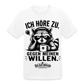 Geschenk für Kollegen Sarkasmus Humor  - Männer T-Shirt atmungsaktiv - Weiß - Vorne - AI Model Male 185 dark (185cm)