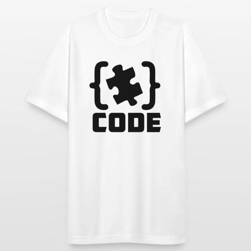 programmeur Code résolution de pièces de puzzle T-shirt respirant Homme