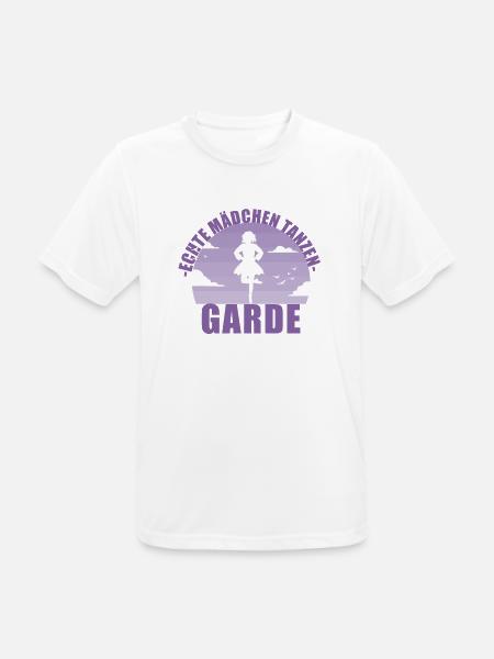 Garde Fasching Karneval Tanzen Geschenk - Männer T-Shirt atmungsaktiv - Weiß