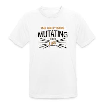 Spruch - Männer T-Shirt atmungsaktiv - Weiß - Vorne - AI Model Male 185 dark (185cm)