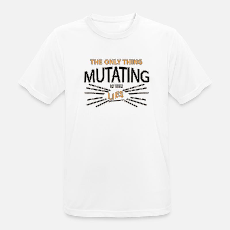 Spruch - Männer T-Shirt atmungsaktiv - Weiß