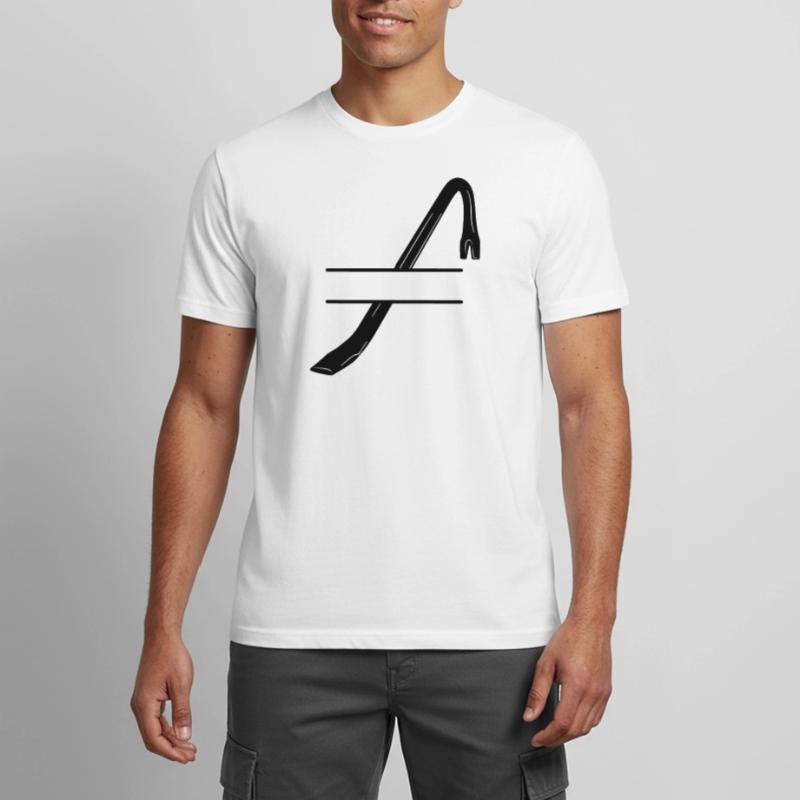 Einbruchslogo Brechstange oder Brechstange Männer T-Shirt atmungsaktiv