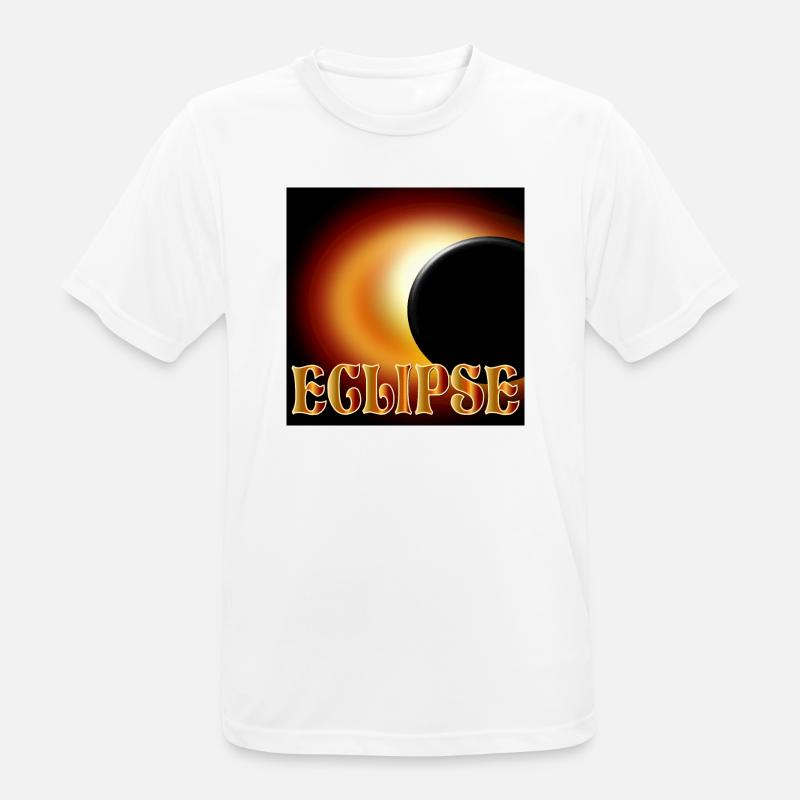 SOLAR ECLIPSE ECLIPSE ASTRONOMY - Men's Breathable T-Shirt - white