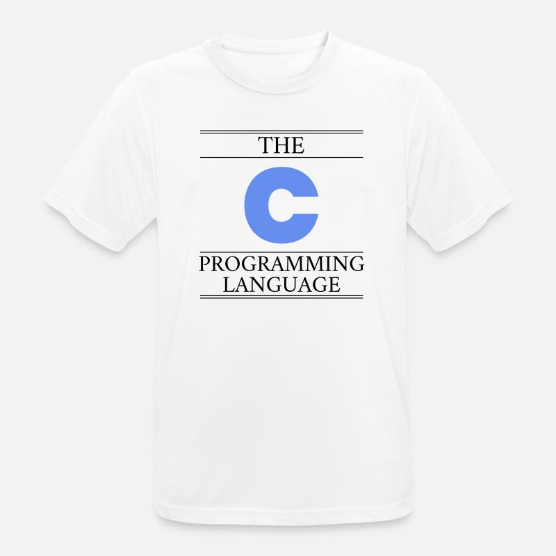 The C Programming Language - Men's Breathable T-Shirt - white