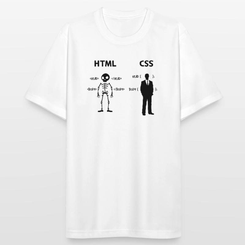 Developer Programmierer Coden Css Skripting Code Männer T-Shirt atmungsaktiv