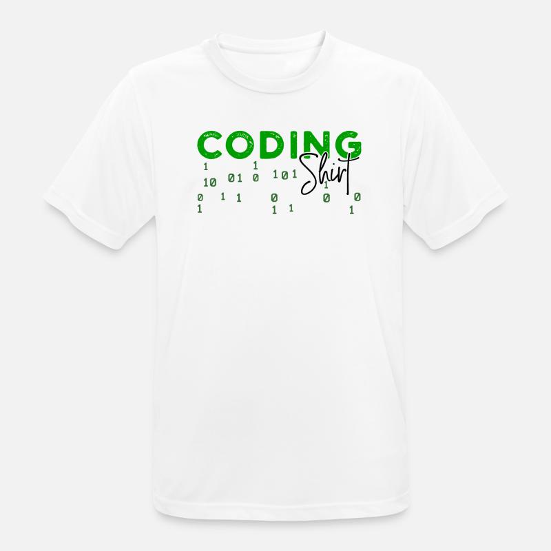 Coden Developer Programmierer Webentwickler Spruch - Männer T-Shirt atmungsaktiv - Weiß