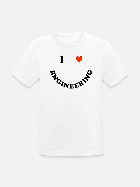 Engineer - Men's Breathable T-Shirt - white