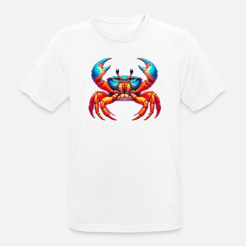 Crab - Men's Breathable T-Shirt - white