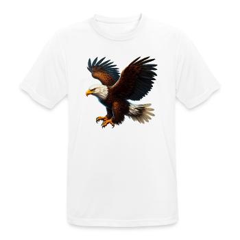 Aigle - T-shirt respirant Homme - blanc - Devant - AI Model Male 185 dark (185cm)