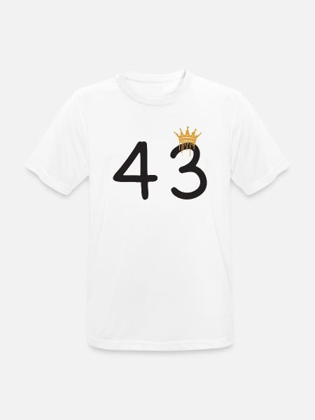 43 - T-shirt respirant Homme - blanc