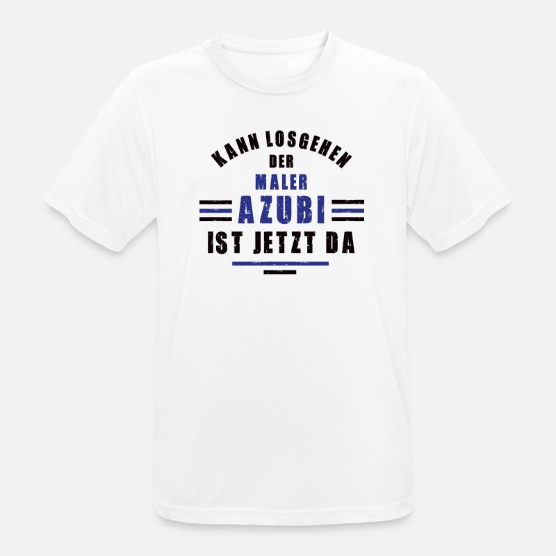 Trainee painter apprenticeship training painter training - Men's Breathable T-Shirt - white