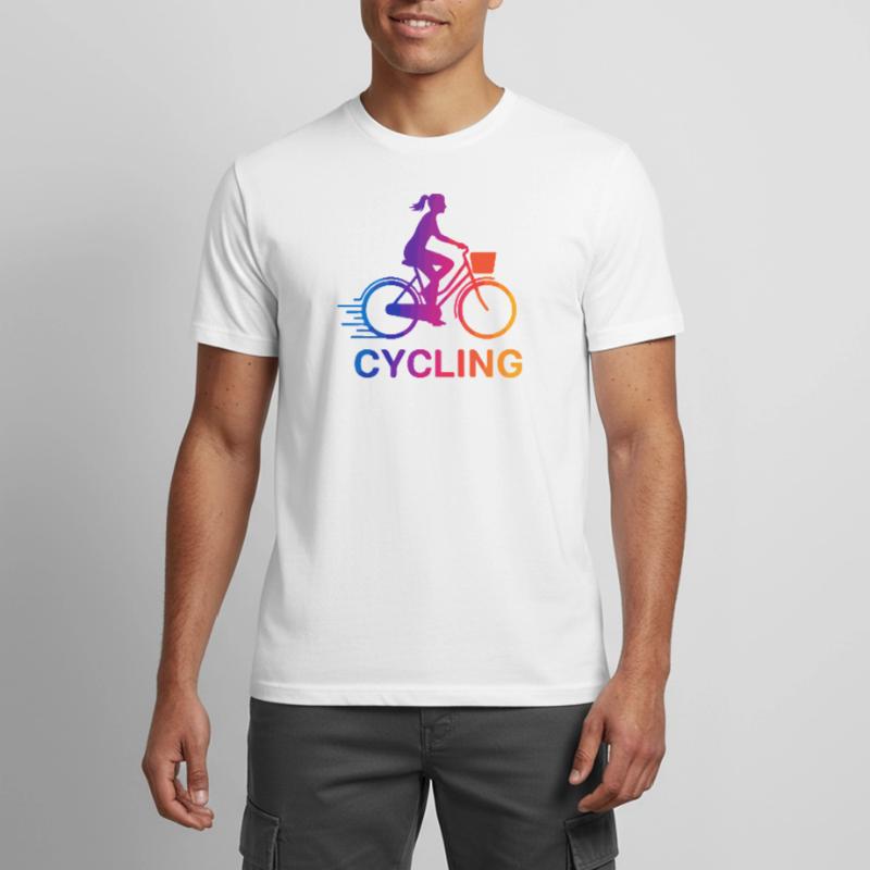 Rainbow Gradient Cyclist Männer T-Shirt atmungsaktiv