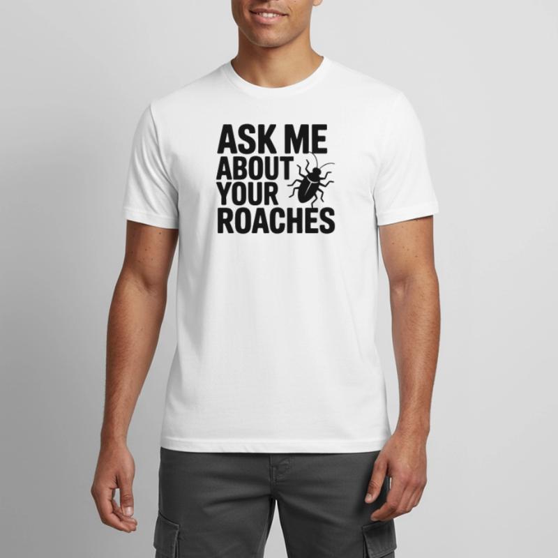 Schädlingsbekämpfer lustiger Spruch Männer T-Shirt atmungsaktiv