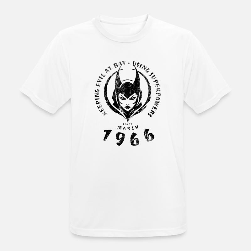 60. Birthday Using Superpowers Since 03/1966 - Men's Breathable T-Shirt - white