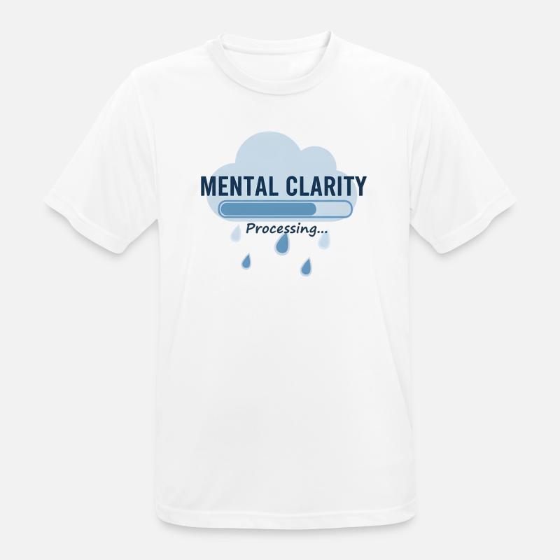 Mental Clarity - Mind Processing Progress Bar - Men's Breathable T-Shirt - white