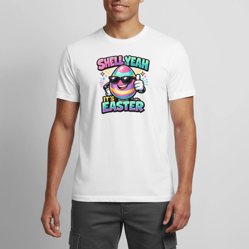 Shell Yeah It's Easter Ostern Spruch Hell yeah T-shirt respirant Homme