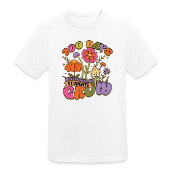 Watching My Students Grow Garden - Men's Breathable T-Shirt - white - Front - AI Model Male 185 dark (185cm)