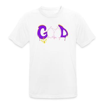 Good - Men's Breathable T-Shirt - white - Front - AI Model Male 185 dark (185cm)