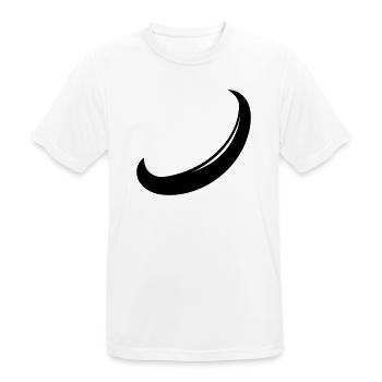 Bumerang - Männer T-Shirt atmungsaktiv - Weiß - Vorne - AI Model Male 185 dark (185cm)