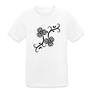 Celtic Irland Wikinger Keltisch Knoten Muster Baum - Männer T-Shirt atmungsaktiv - Weiß - Vorne - AI Model Male 185 dark (185cm)