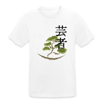 japan Drachen japanisch anime asiatisch - Männer T-Shirt atmungsaktiv - Weiß - Vorne - AI Model Male 185 dark (185cm)