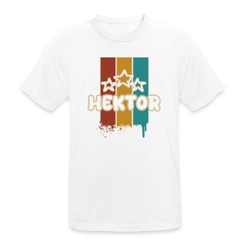 Hektor als Geschenkidee - Männer T-Shirt atmungsaktiv - Weiß - Vorne - AI Model Male 185 dark (185cm)