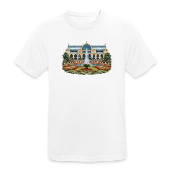 Flora Köln Aquarell - Männer T-Shirt atmungsaktiv - Weiß - Vorne - AI Model Male 185 dark (185cm)