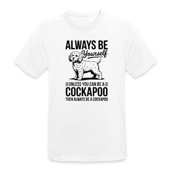Cockapoo Spruch Hunde Lustiges Cockapoo Geschenk - Männer T-Shirt atmungsaktiv - Weiß - Vorne - AI Model Male 185 dark (185cm)