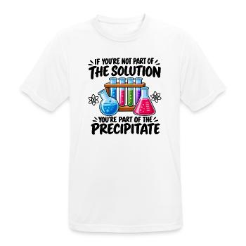 Lustige Chemie-Wissenschaftslehrerin Labor-Geek-Kunst - Männer T-Shirt atmungsaktiv - Weiß - Vorne - AI Model Male 185 dark (185cm)