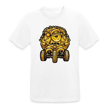 Weihnachten Weihnachtsmann - Männer T-Shirt atmungsaktiv - Weiß - Vorne - AI Model Male 185 dark (185cm)