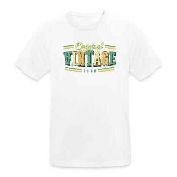 60. Geburtstag Original Vintage 1966 Retro - Männer T-Shirt atmungsaktiv - Weiß - Vorne - AI Model Male 185 dark (185cm)