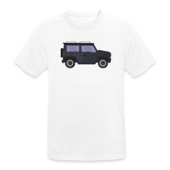 Jeep - T-shirt respirant Homme - blanc - Devant - AI Model Male 185 dark (185cm)