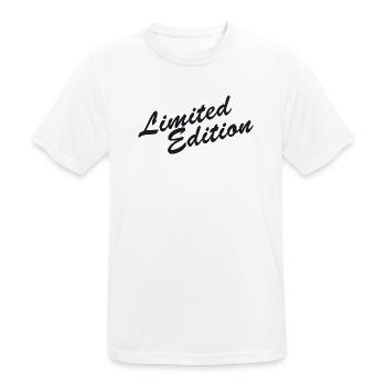 Édition limitée - T-shirt respirant Homme - blanc - Devant - AI Model Male 185 dark (185cm)