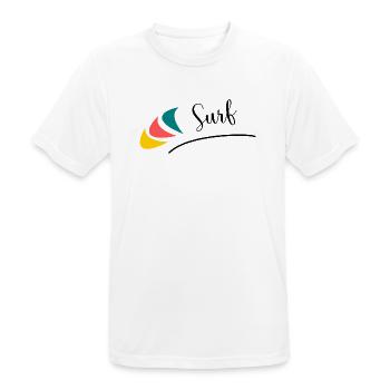 FEIERTAG. FROHE FEIERTAGE. GELIEBTE. MEISTER. LEHRER - Männer T-Shirt atmungsaktiv - Weiß - Vorne - AI Model Male 185 dark (185cm)