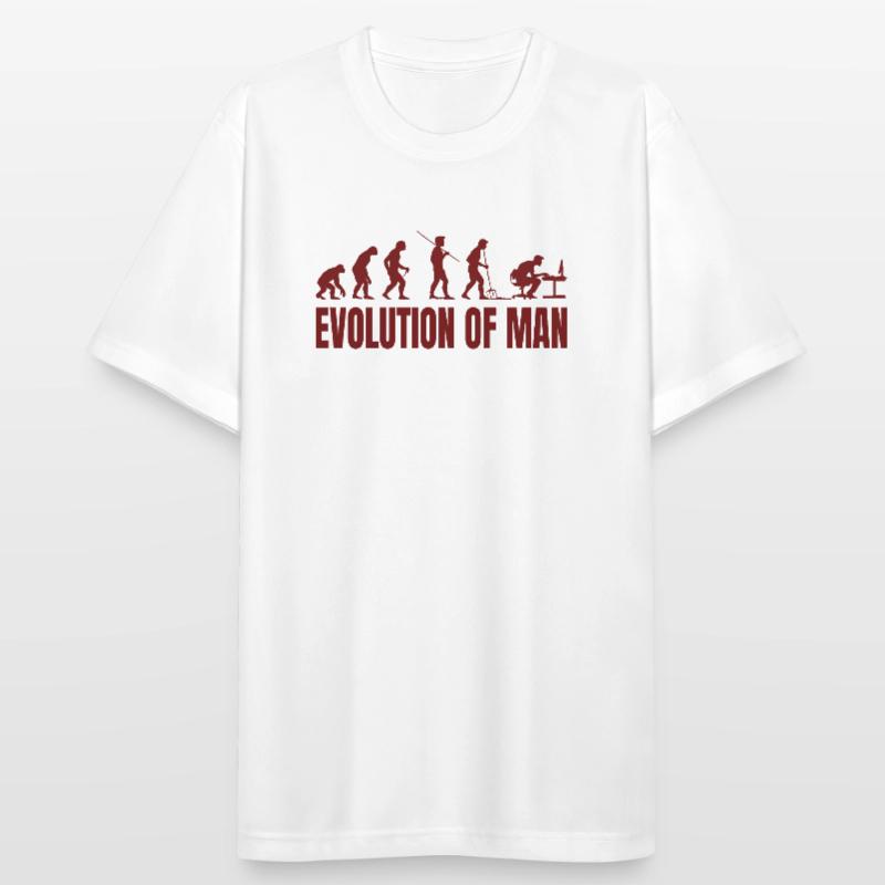 Computer PC Evolution Informatiker Programmierer Männer T-Shirt atmungsaktiv